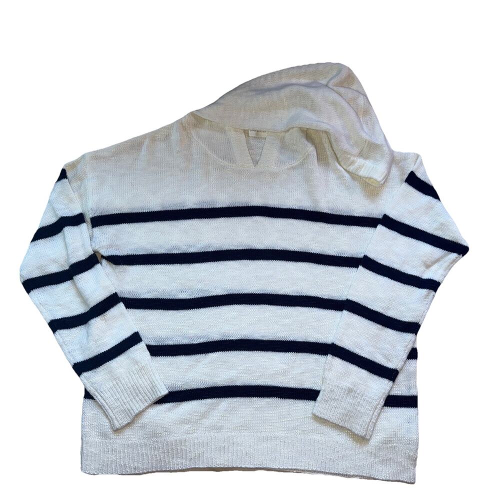 Mia & Tess Striped Hooded Sweater XL